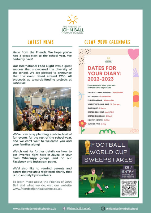 Newsletter: What to look forward to in the school year